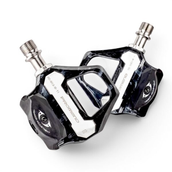 Producto - Pedales Automáticos Ruta Promend PD-R93W-TI Carbono y Eje de Titanio - 0