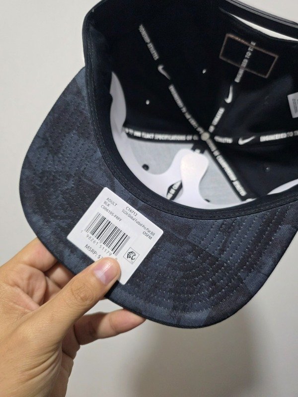 Snapback Francia national team total black Nike pro one size 2026 — imagen 10