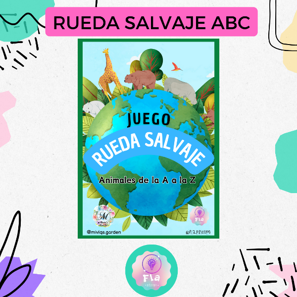 Producto - Rueda Salvaje Animales de la A a la Z