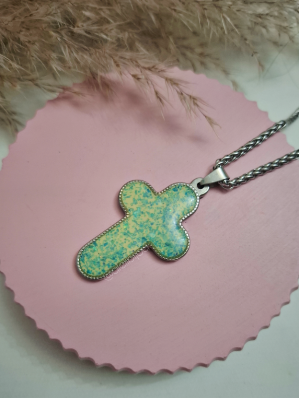 Producto - Collar Cruz Celeste