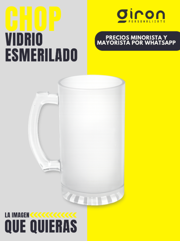 Producto - CHOP VIDRIO ESMERILADO