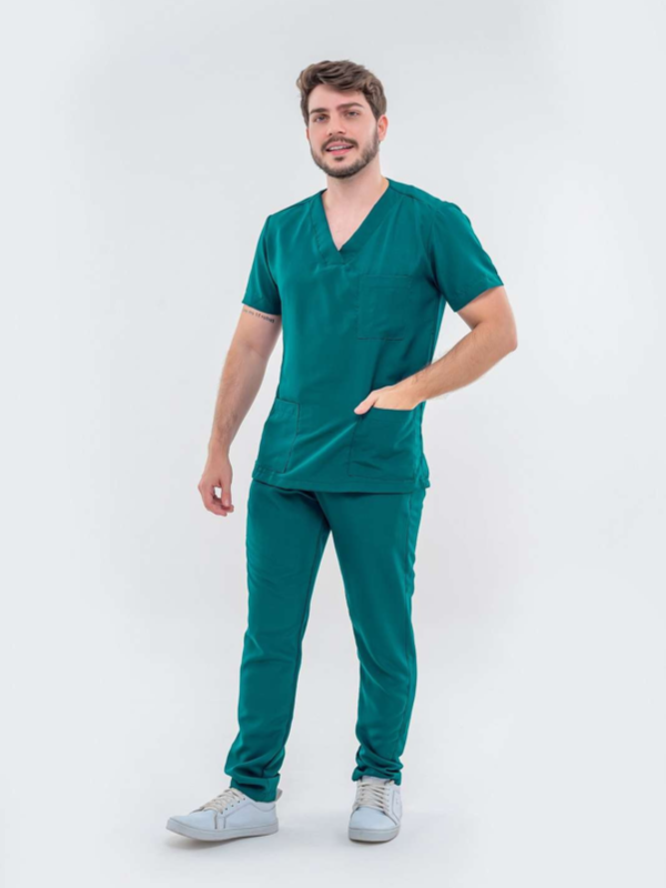Producto - Conjunto Basico Masculino Azul Petroleo