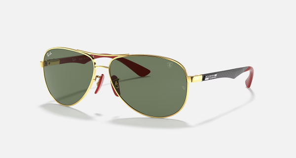 Producto - AVIADOR-FERRARI DORADO VERDE