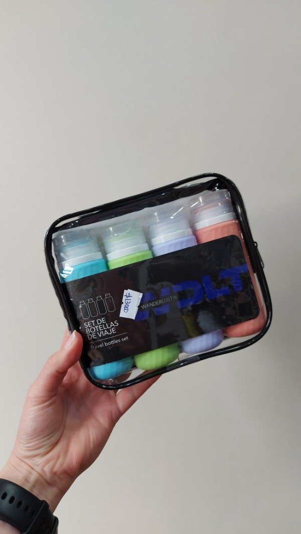 Producto - Set de viaje x4 Silicona