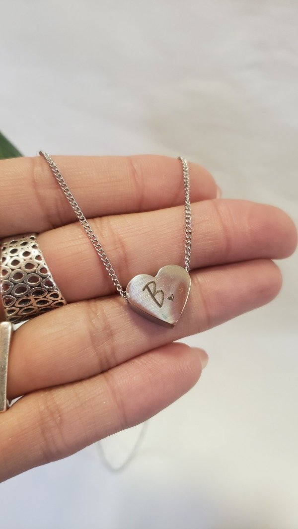 Producto - Conjunto corazon con grabado