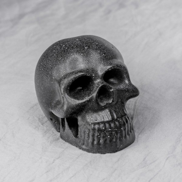 Producto - Calavera de Roca Volcánica y Mica