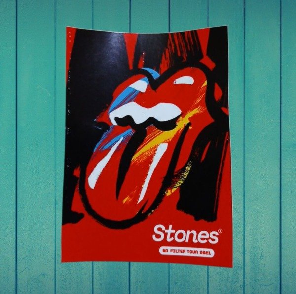 Producto - Stickers rolling stones no filter tour 2021