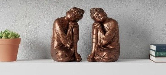 Producto - Buda De Poliresina Set x 2 Alto 23 cm