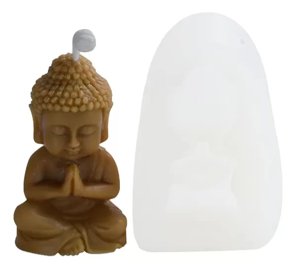 Producto - Molde Silicona Buda x1 Ideal P/ Velas Jabones (010S5)