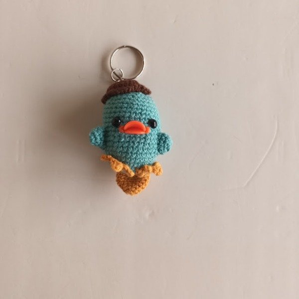 Producto - Llavero Perry Ornitorrinco Amigurumi Crochet