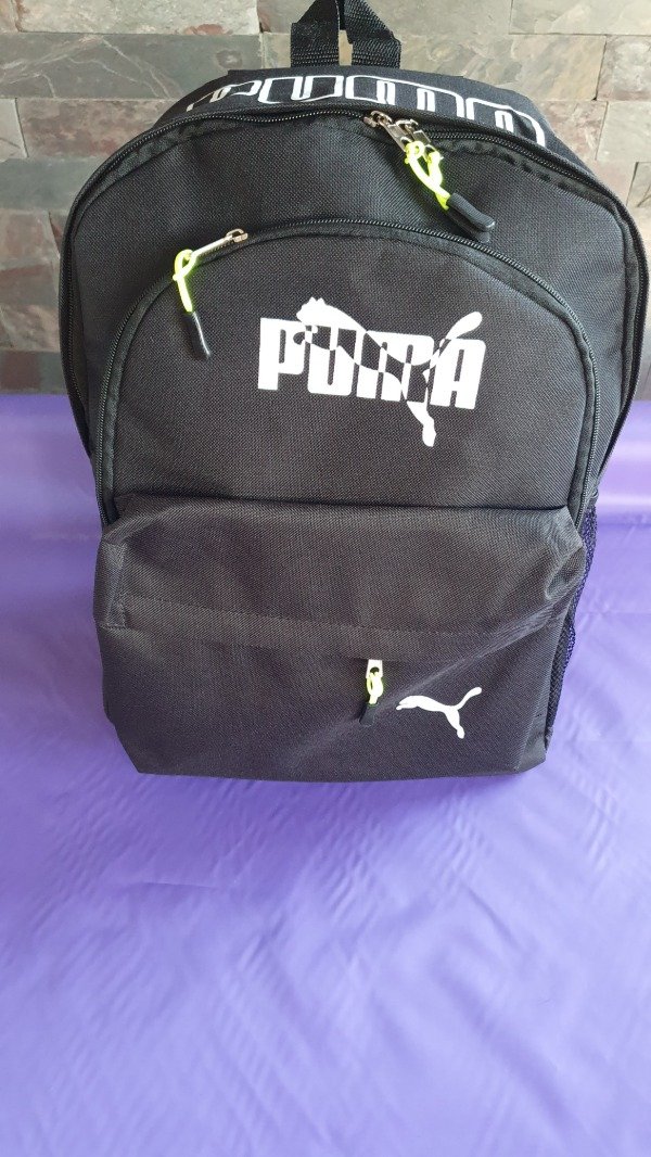 Producto - Mochila Cordura Triple  Puma Negra