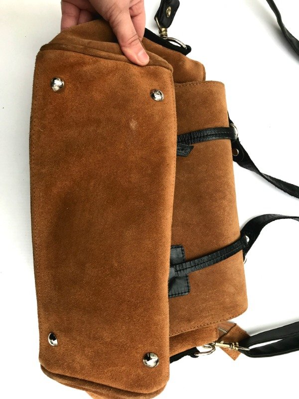 Producto - Leather bag Cuero gamuzado - 3
