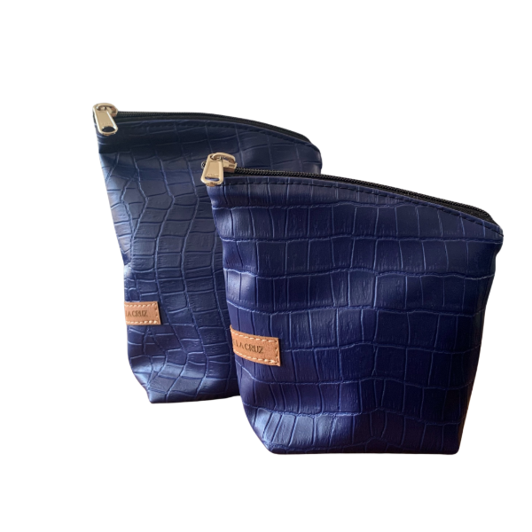 Producto - Conjunto Yerbero y Azucarero Azul Ecocuero