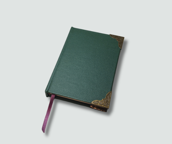 Producto - Cuaderno A6 Cuerina verde - Tapa Dura - 200 páginas - 0
