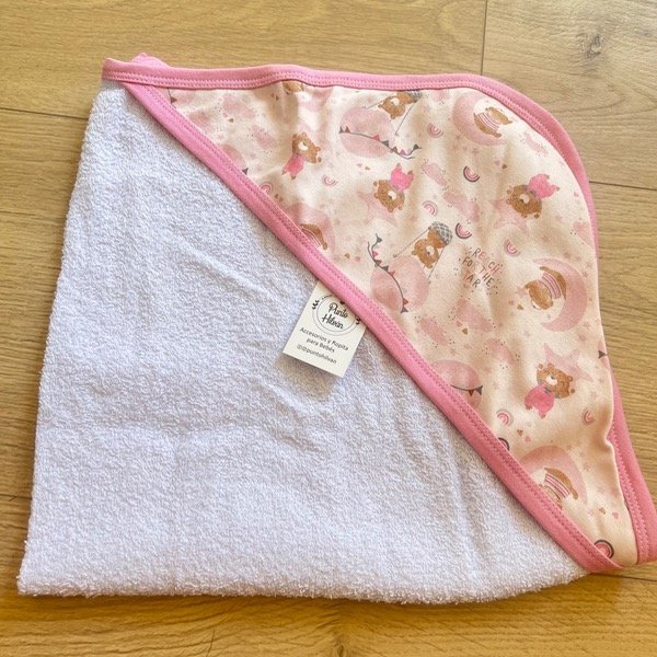 Producto - Toalla línea económica oso rosa