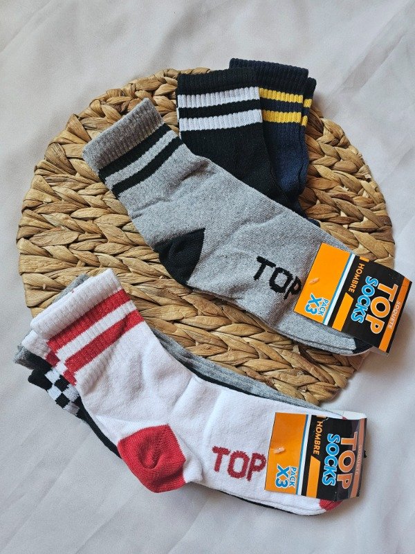 Producto - Medias TOP tenis x3