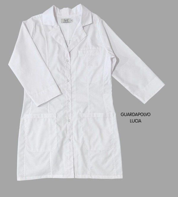 Producto - Guardapolvo Inprof Lucía (Blanco Liso) - 2