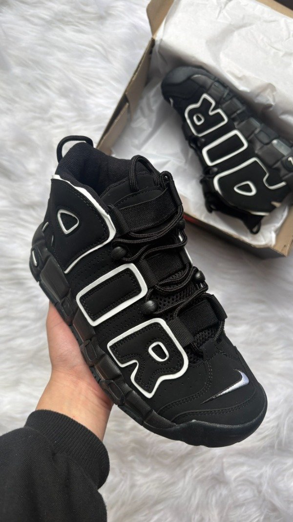 Producto - AIR MORE UPTEMPO BLACK WHITE - 1