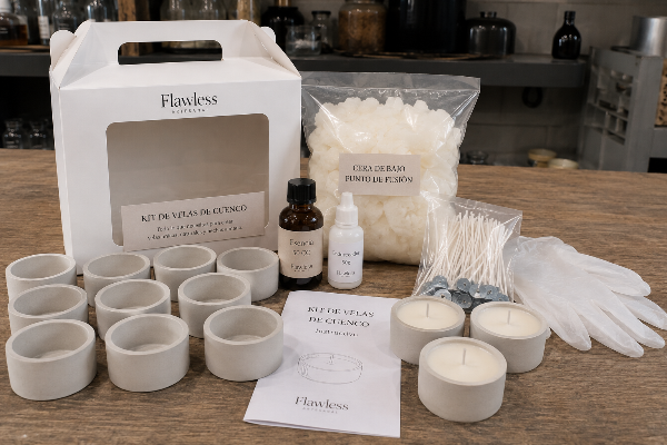 Producto - Kit velas de cuenco - principiante -