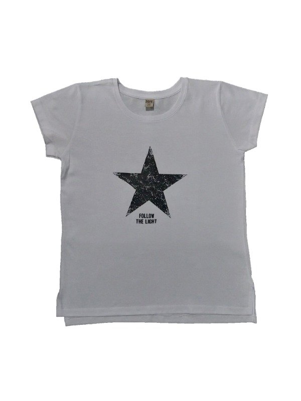 Producto - Remera suelta Estrella Negra