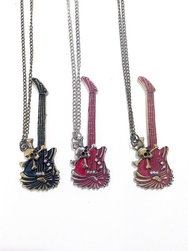 Producto - Collar Guitarra Calavera