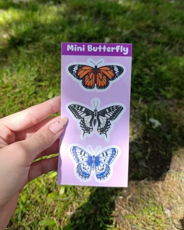 Producto - Mini Plancha Mariposas Transparente