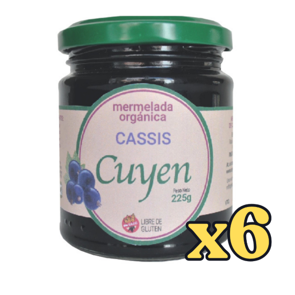 Producto - Mermeladas Sin Gluten Orgánica Cuyen 225 Grs PACK x6