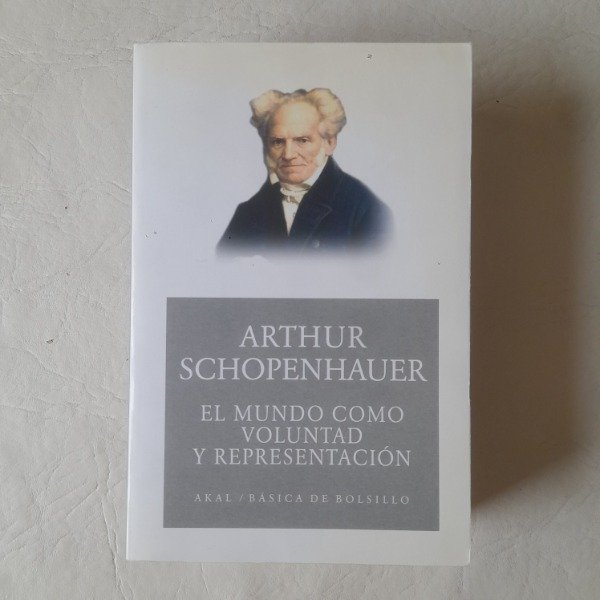 Producto - El mundo como voluntad y representación - Schopenhauer