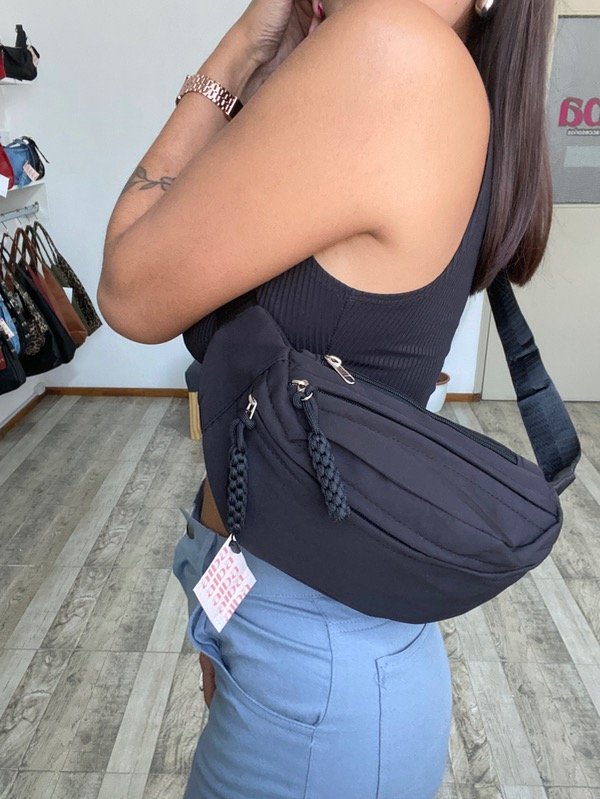 Producto - Riñonera Trenza negra