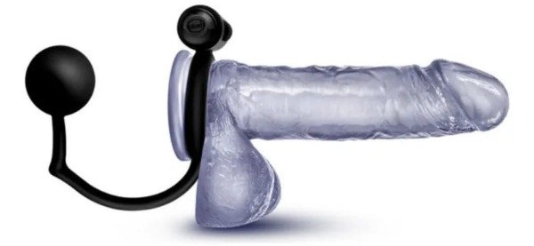 Producto - ANILLO PENEANO VIBRADOR CON BOLA ESTIMULADORA PROSTÁTICA - 0