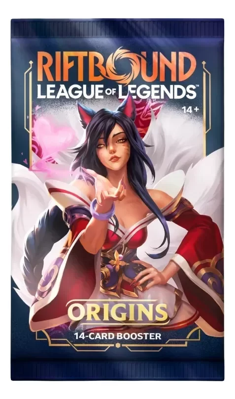 Producto - Riftbound: League of Legends Origins Booster Pack - INGLES 14 Cartas