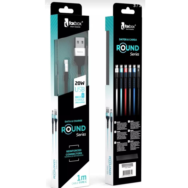 Producto - Cable Usb Foxbox Round 20W TIPO C