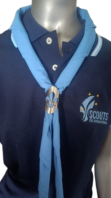 Producto - PASAPAÑUELO ACERO INOXIDABLE - FLOR DE LIS EMBLEMA MUNDIAL