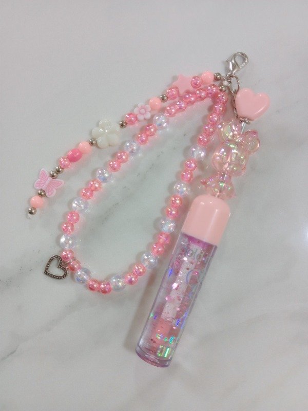 Producto - Llavero charms Minnie Rosa
