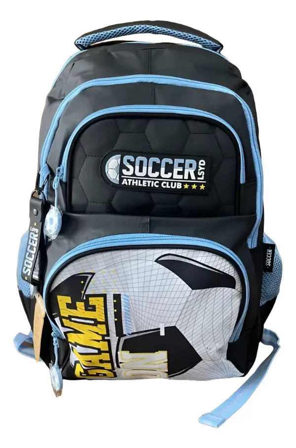 Producto - Mochila LSYD Futbol celeste 17" 91-3201