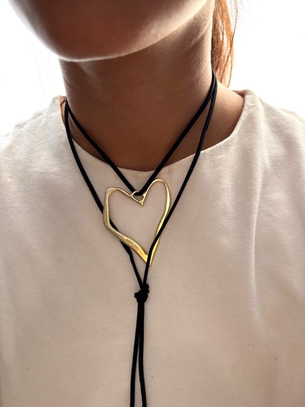 Producto - Choker heart melt dorado