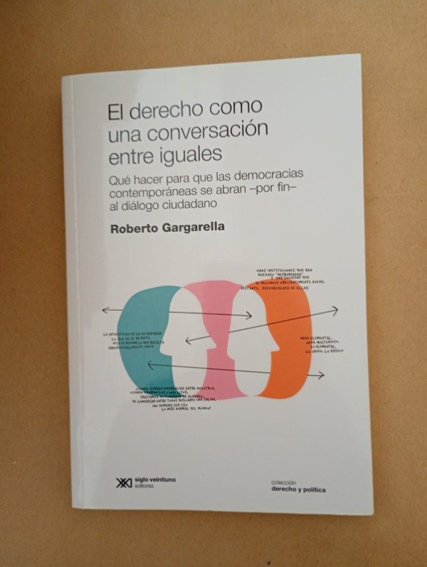 Producto - El derecho como una conversación - Roberto Gargarella - Siglo Veintiuno 2021