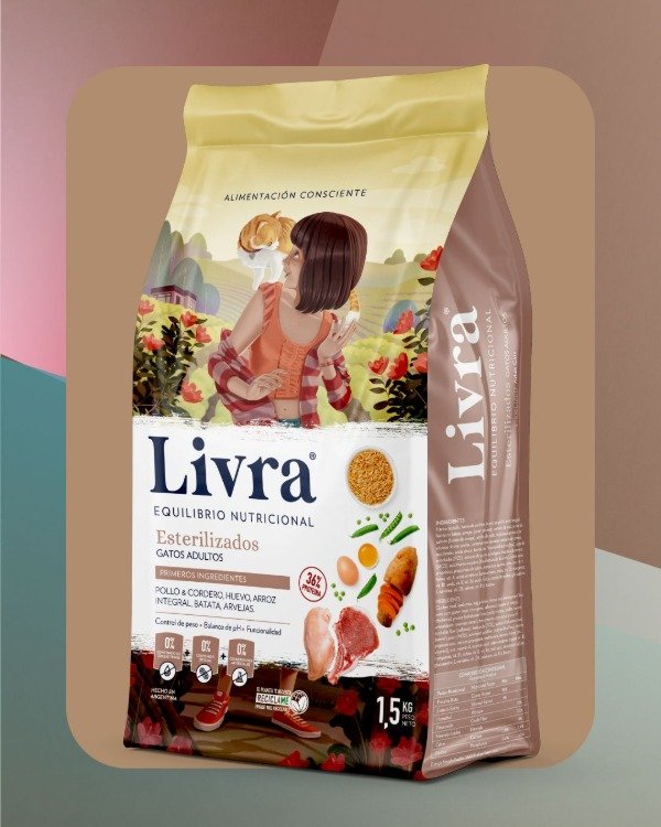 Producto - LIVRA Gatos Esterilizados x 1.5 kg