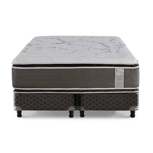 Producto - Sommier y Colchón Piero Dream Tech Resortes Doble Pillow Top 200x160 - 1