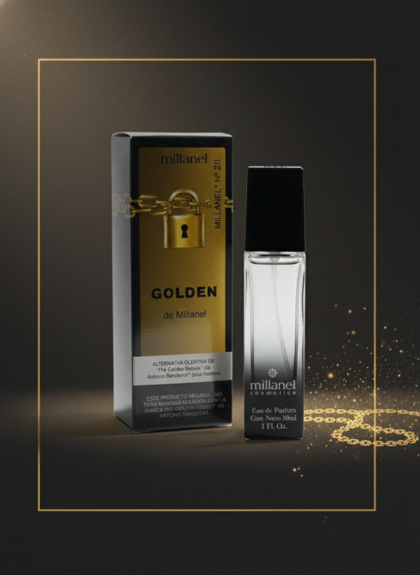 Producto - Perfume "Golden" (The Golden Secret de Antonio Banderas) Millanel 30 ml