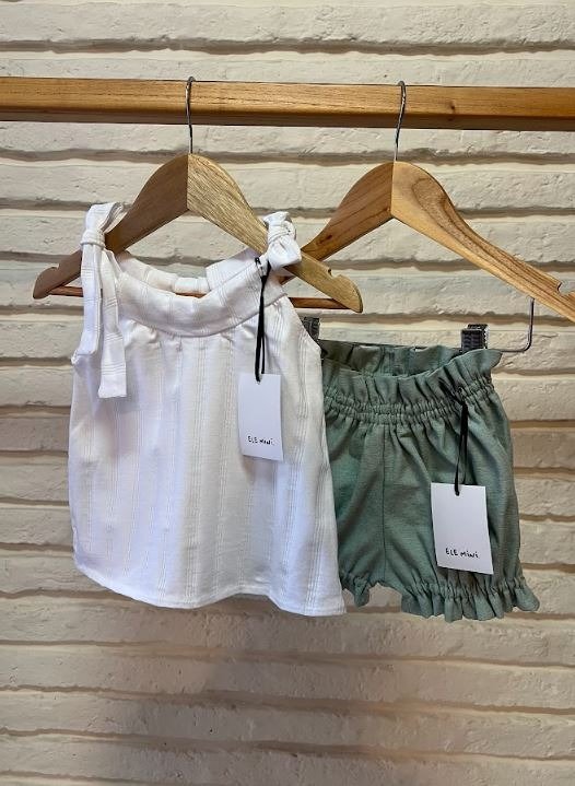 Producto - Combo de Solerito mas short verde agua