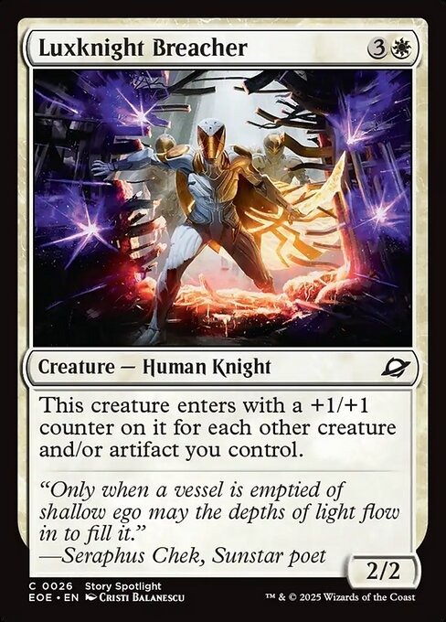Producto - Luxknight Breacher - Edge of Eternities (EOE) #26 common normal