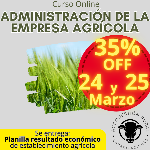 Producto - Curso Online Administración de la empresa agrícola