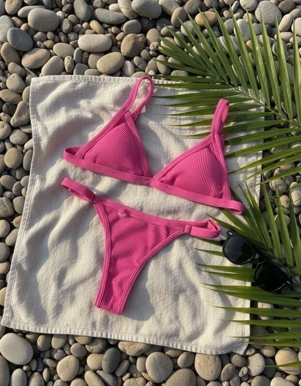 Producto - Bikini Lali - Fucsia Texturada