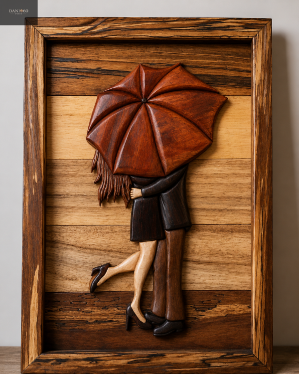 Producto - Cuadro Artesanal Bajo la Lluvia