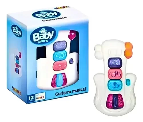 Producto - GUITARRA MUSICAL INFANTIL CON LUZ Y SONIDO