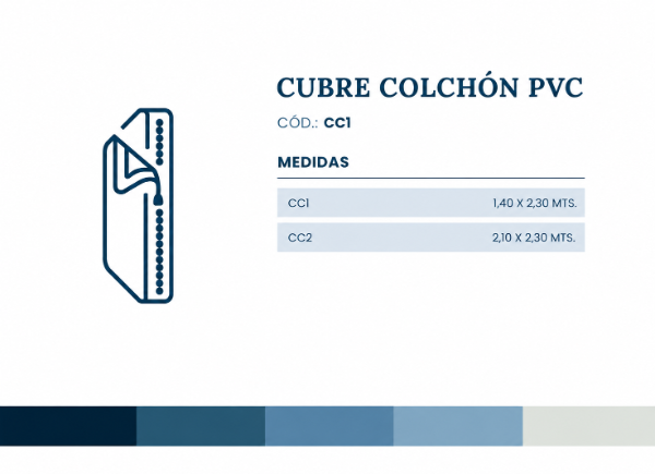 Producto - Funda Cubre colchón PVC de 1 Plaza - 1