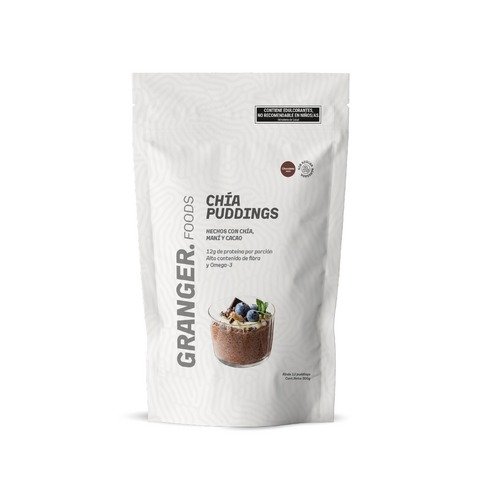 Producto - Chia Puddings Proteicos Sin Azucar sabor Chocolate x450gr - Granger