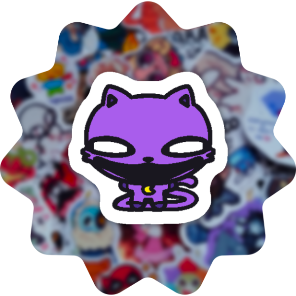 Producto - Sticker Poppy Playtime - Catnap