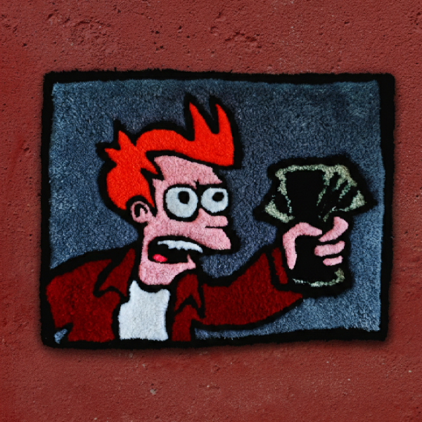 Producto - Alfombra tufting TAKE MY MONEY